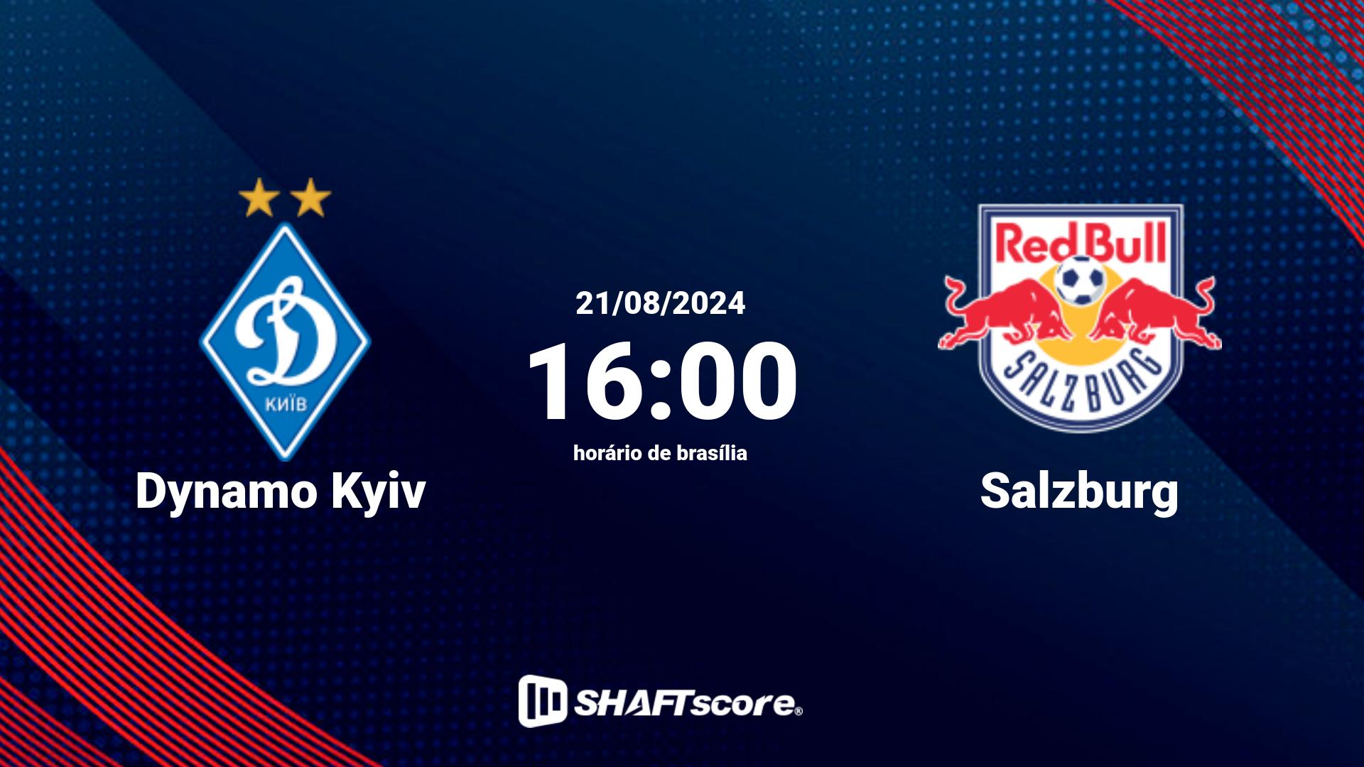 Estatísticas do jogo Dynamo Kyiv vs Salzburg 21.08 16:00