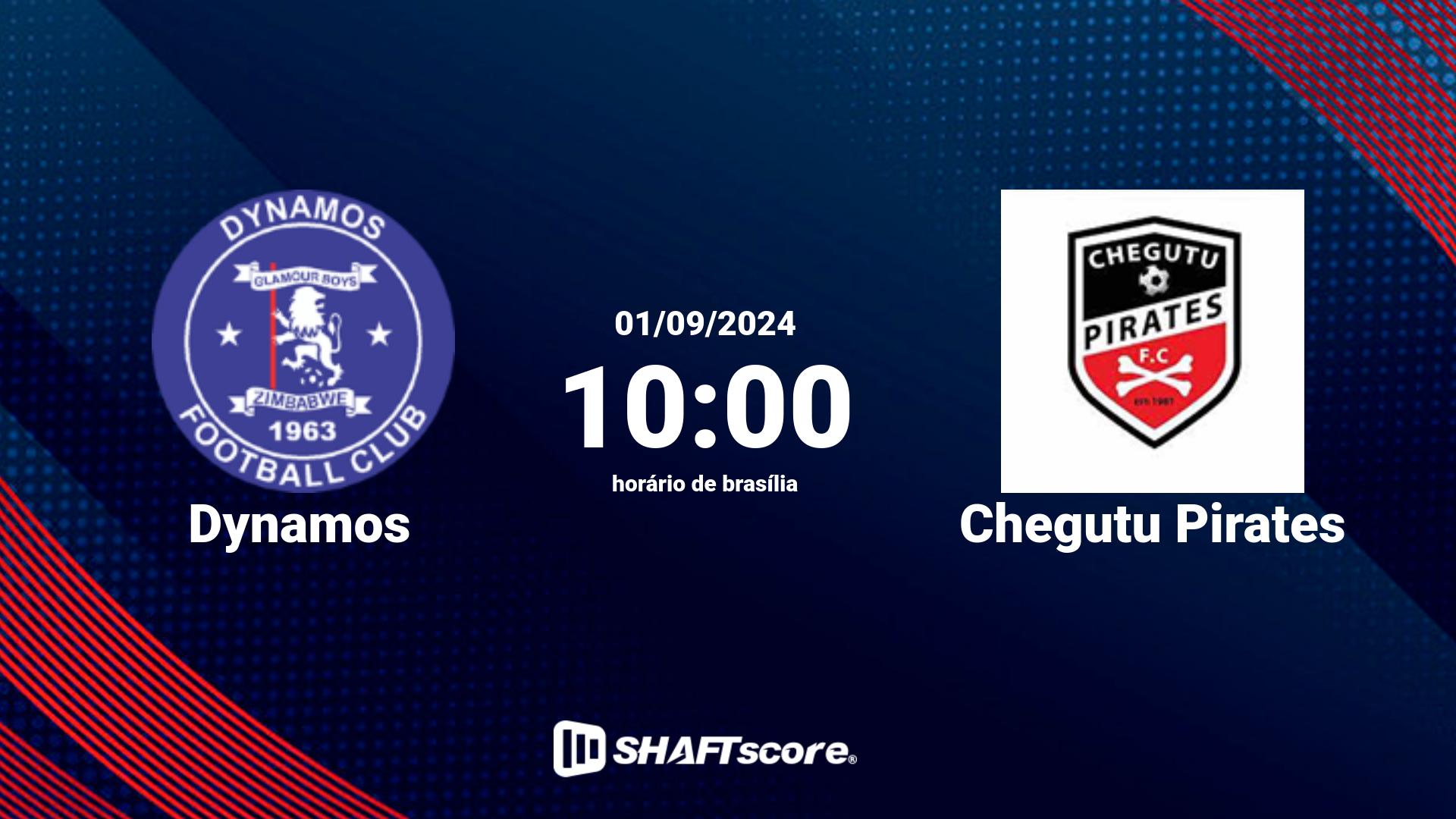 Estatísticas do jogo Dynamos vs Chegutu Pirates 01.09 10:00