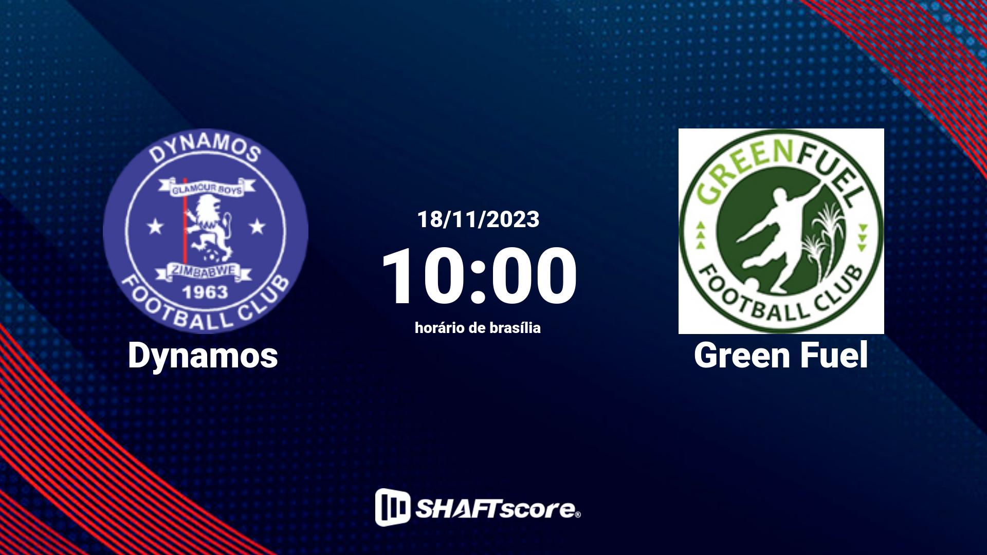 Estatísticas do jogo Dynamos vs Green Fuel 18.11 10:00