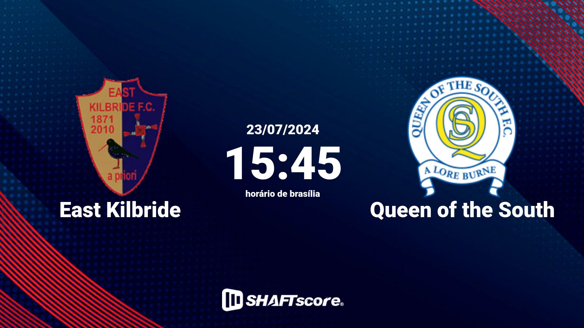 Estatísticas do jogo East Kilbride vs Queen of the South 23.07 15:45