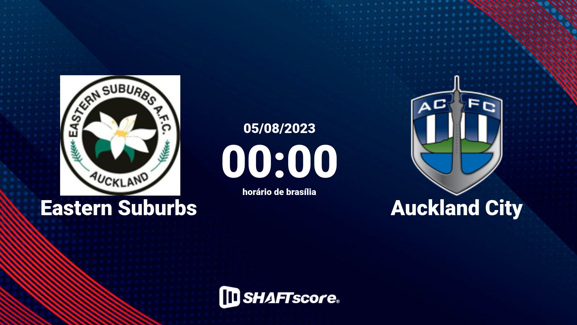 Estatísticas do jogo Eastern Suburbs vs Auckland City 05.08 00:00