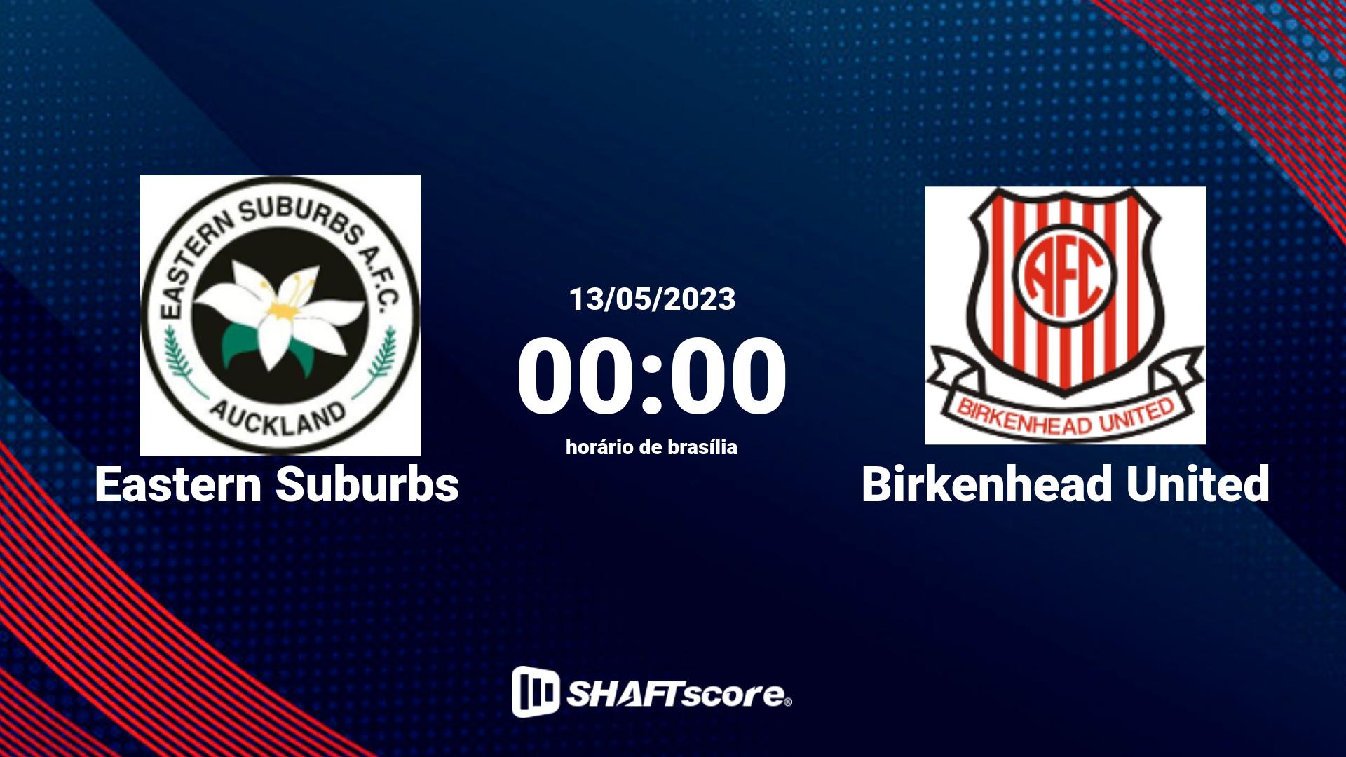 Estatísticas do jogo Eastern Suburbs vs Birkenhead United 13.05 00:00