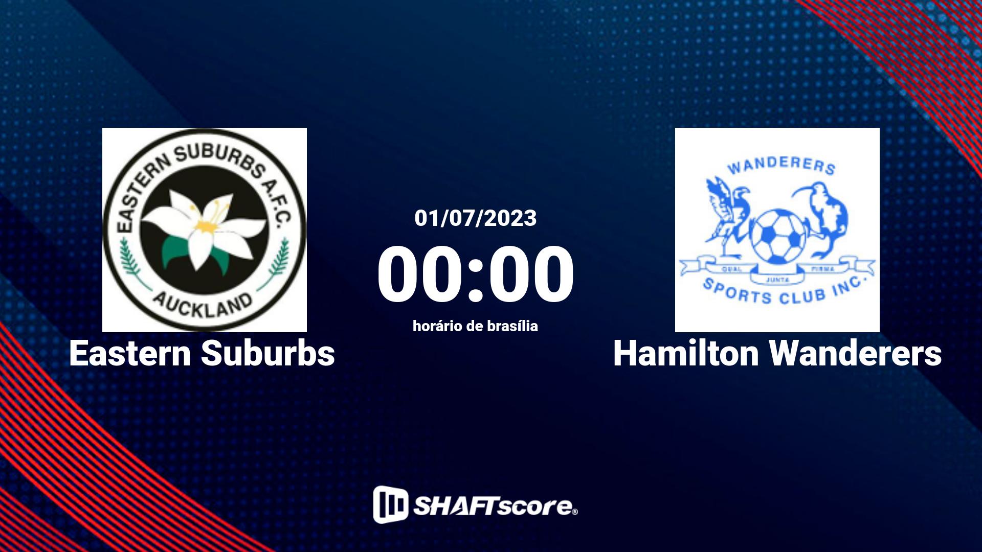 Estatísticas do jogo Eastern Suburbs vs Hamilton Wanderers 01.07 00:00