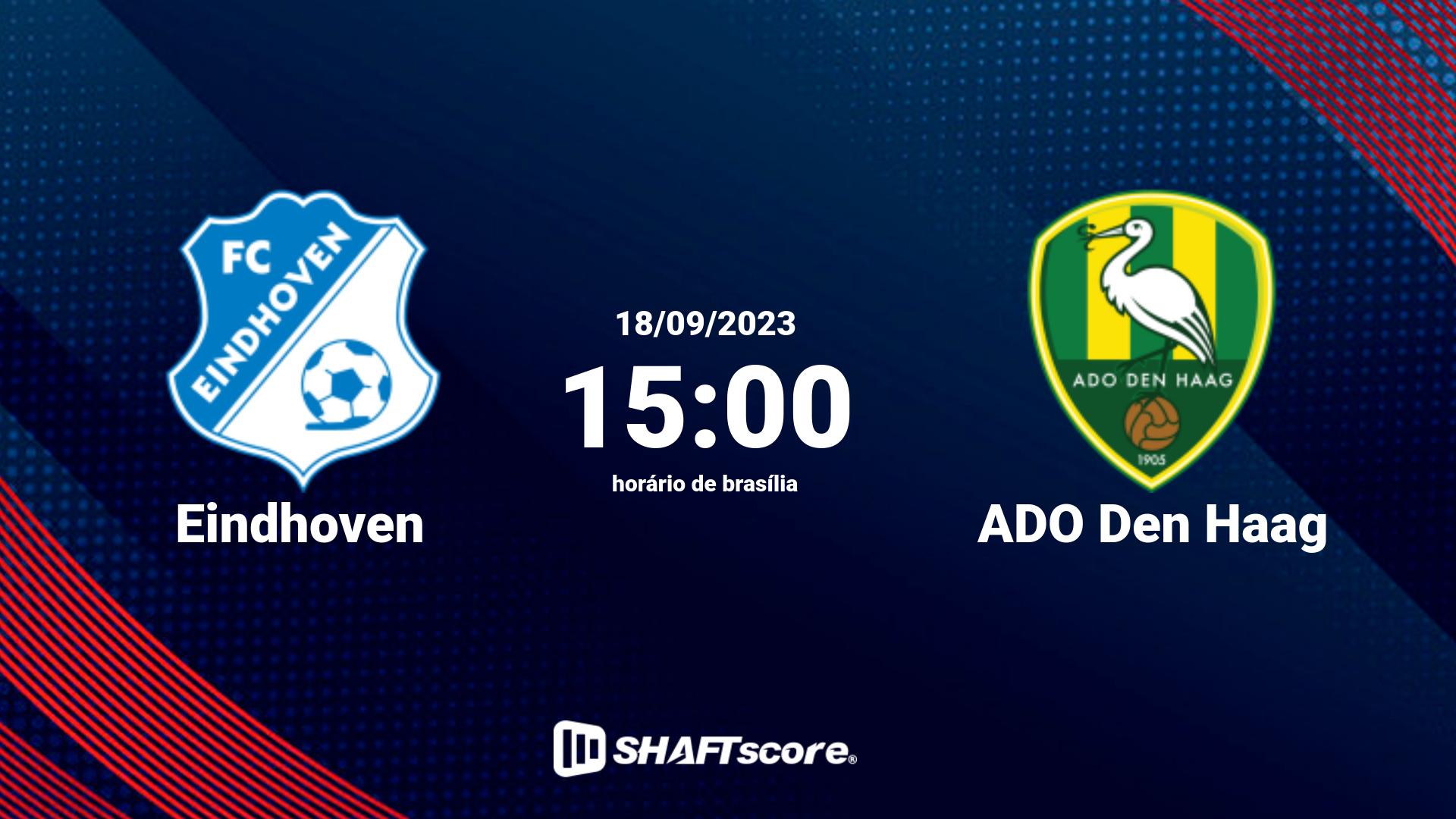 Estatísticas do jogo Eindhoven vs ADO Den Haag 18.09 15:00