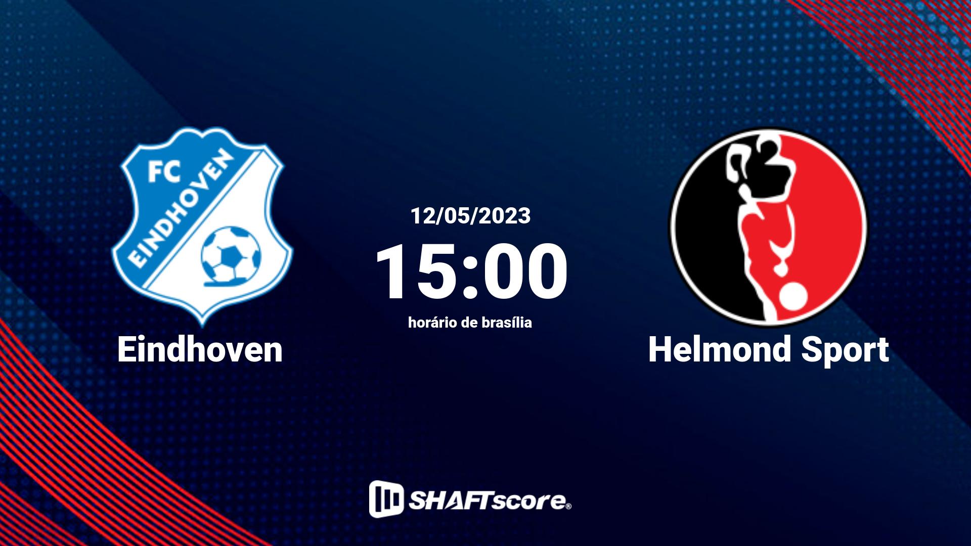 Estatísticas do jogo Eindhoven vs Helmond Sport 12.05 15:00