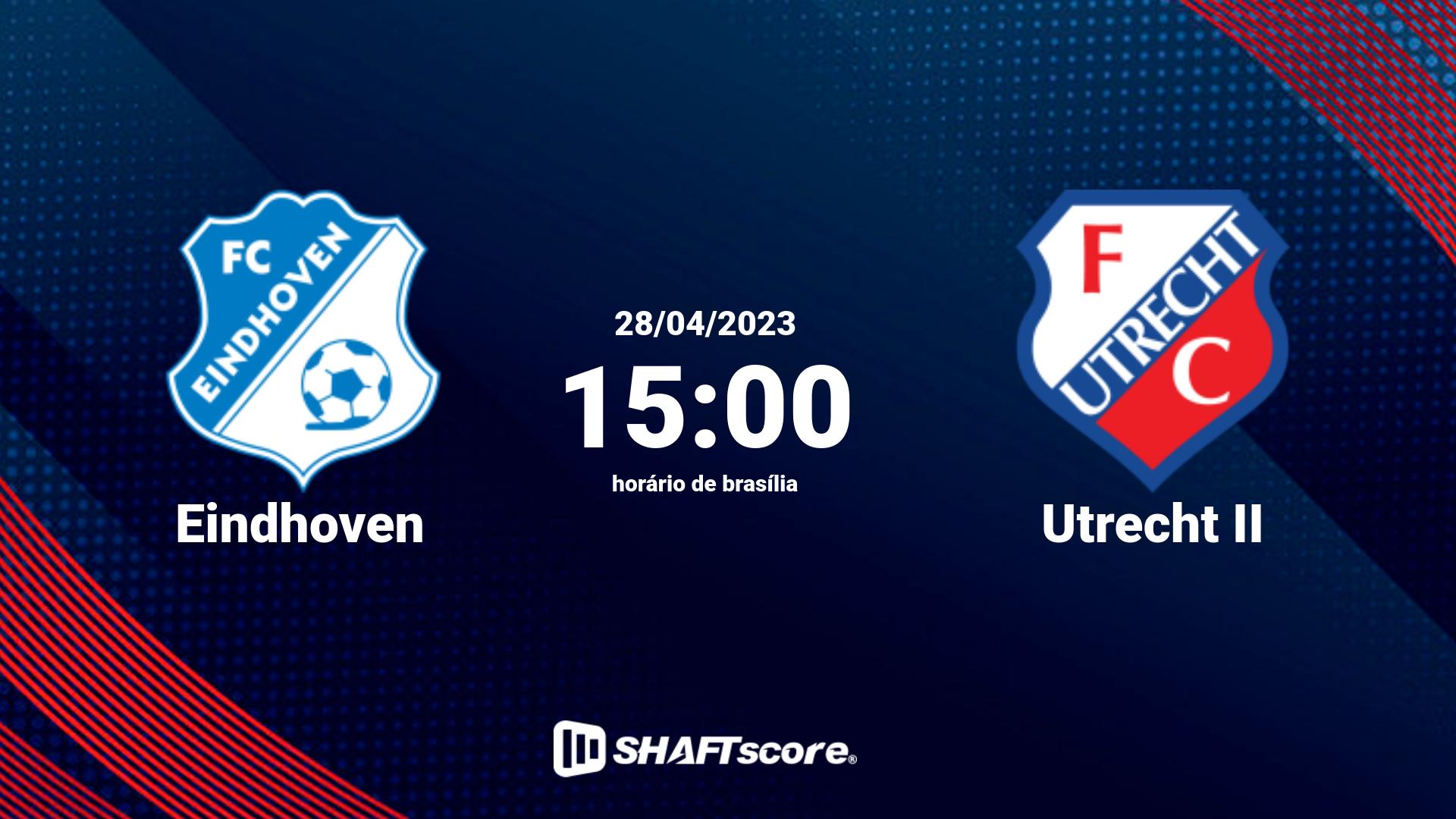 Estatísticas do jogo Eindhoven vs Utrecht II 28.04 15:00