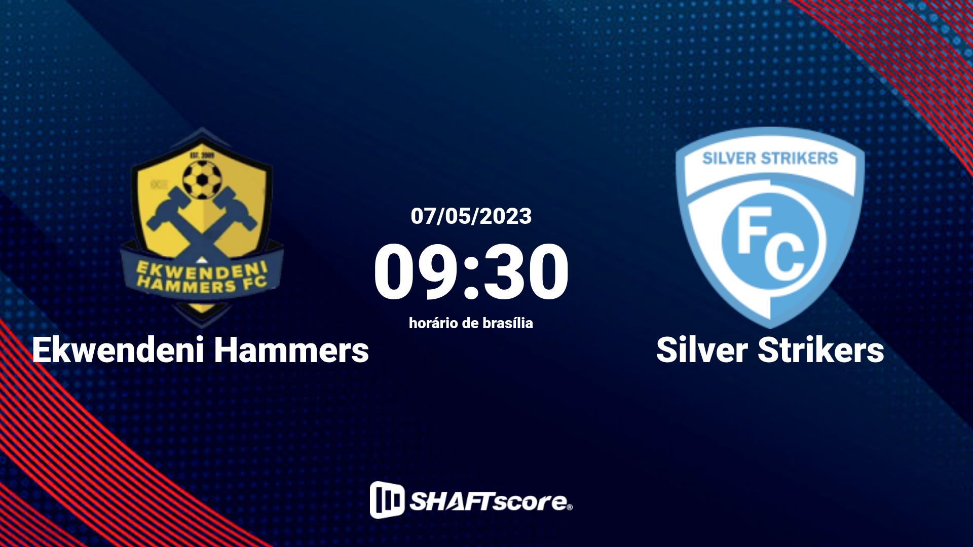 Estatísticas do jogo Ekwendeni Hammers vs Silver Strikers 07.05 09:30