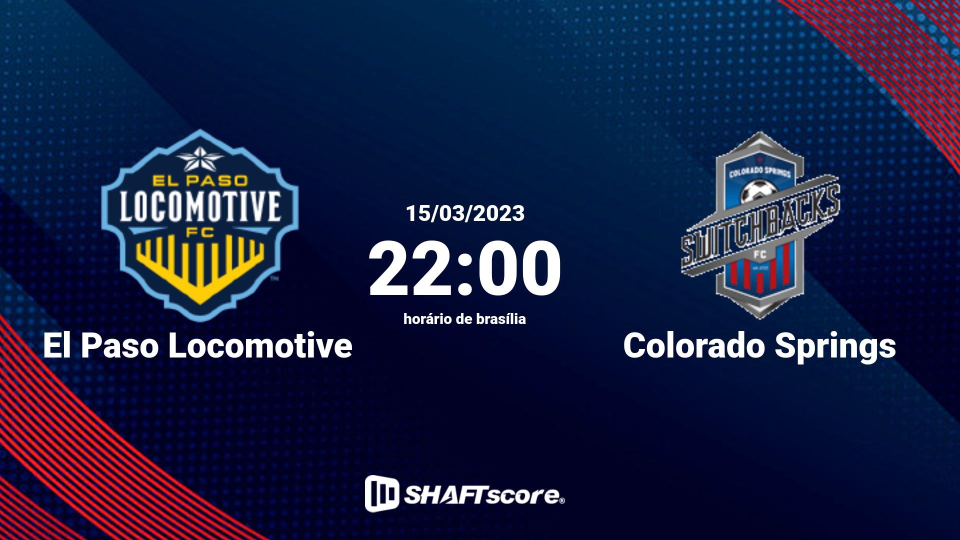 Estatísticas do jogo El Paso Locomotive vs Colorado Springs 15.03 22:00