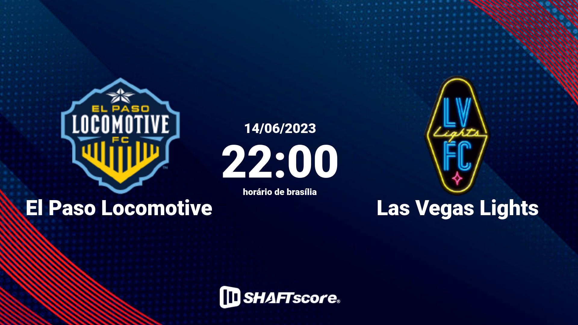 Estatísticas do jogo El Paso Locomotive vs Las Vegas Lights 14.06 22:00