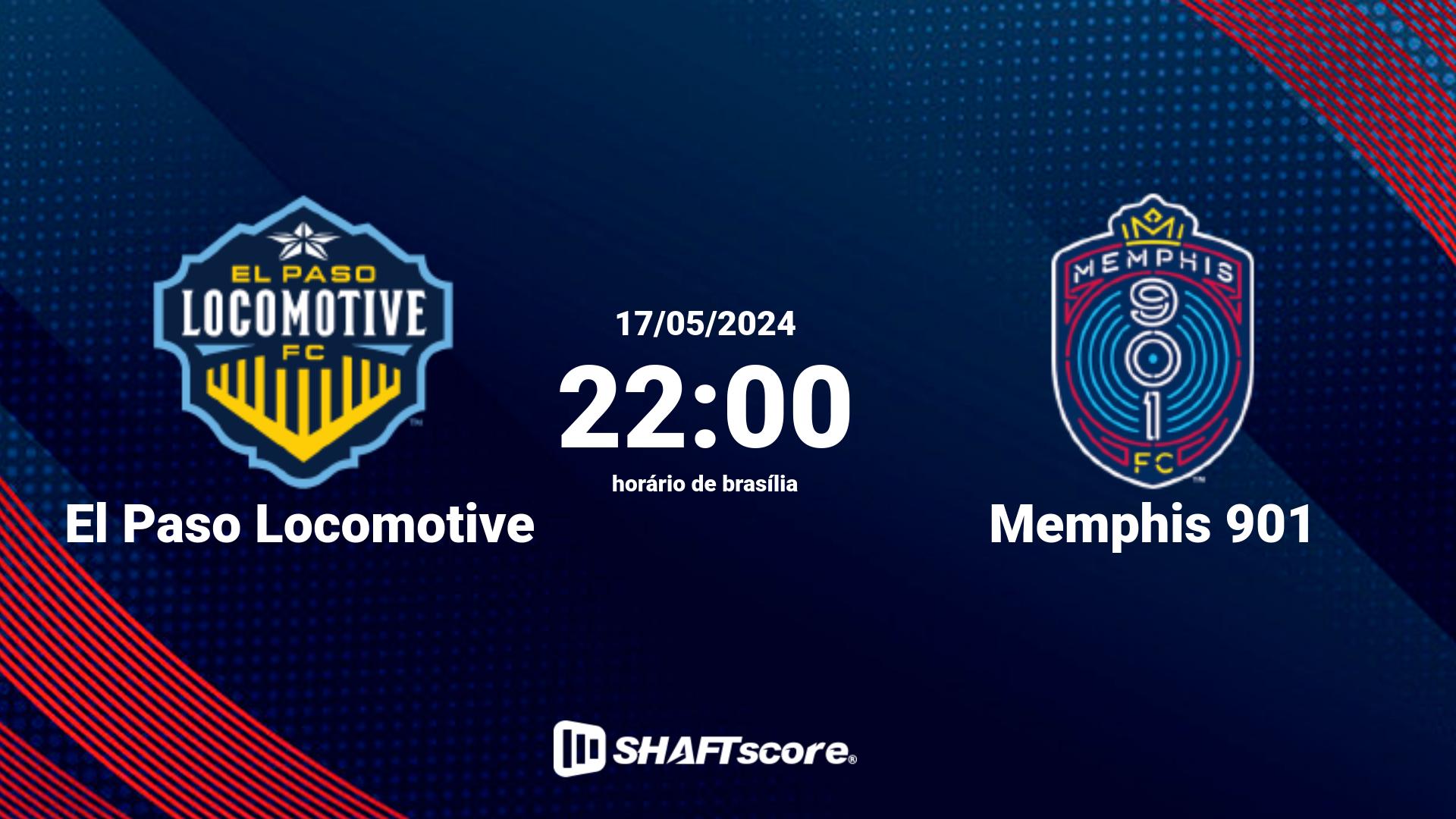 Estatísticas do jogo El Paso Locomotive vs Memphis 901 17.05 22:00