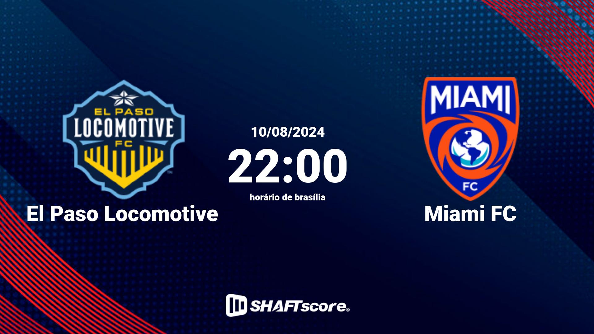 Estatísticas do jogo El Paso Locomotive vs Miami FC 10.08 22:00