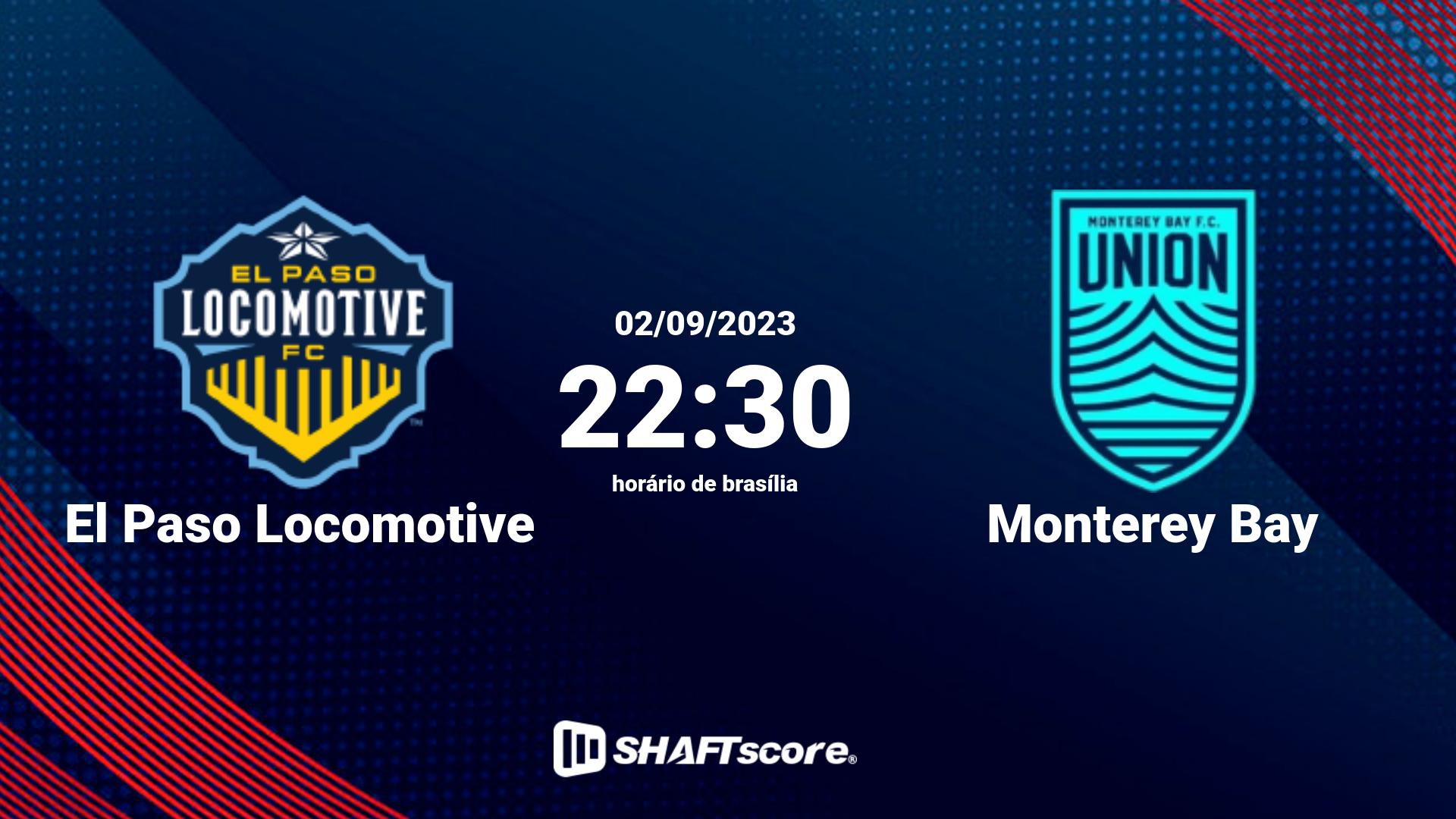 Estatísticas do jogo El Paso Locomotive vs Monterey Bay 02.09 22:30