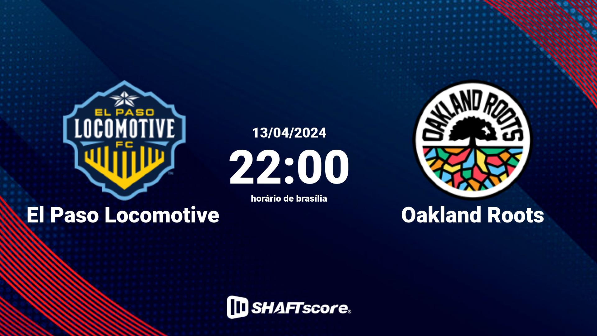 Estatísticas do jogo El Paso Locomotive vs Oakland Roots 13.04 22:00