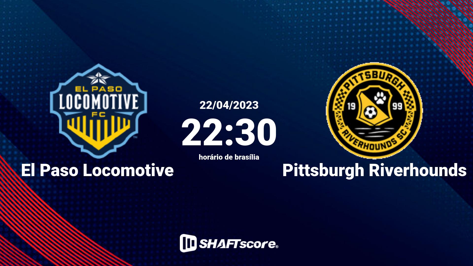 Estatísticas do jogo El Paso Locomotive vs Pittsburgh Riverhounds 22.04 22:30