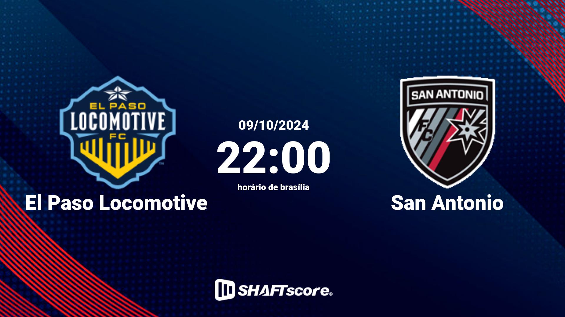 Estatísticas do jogo El Paso Locomotive vs San Antonio 09.10 22:00