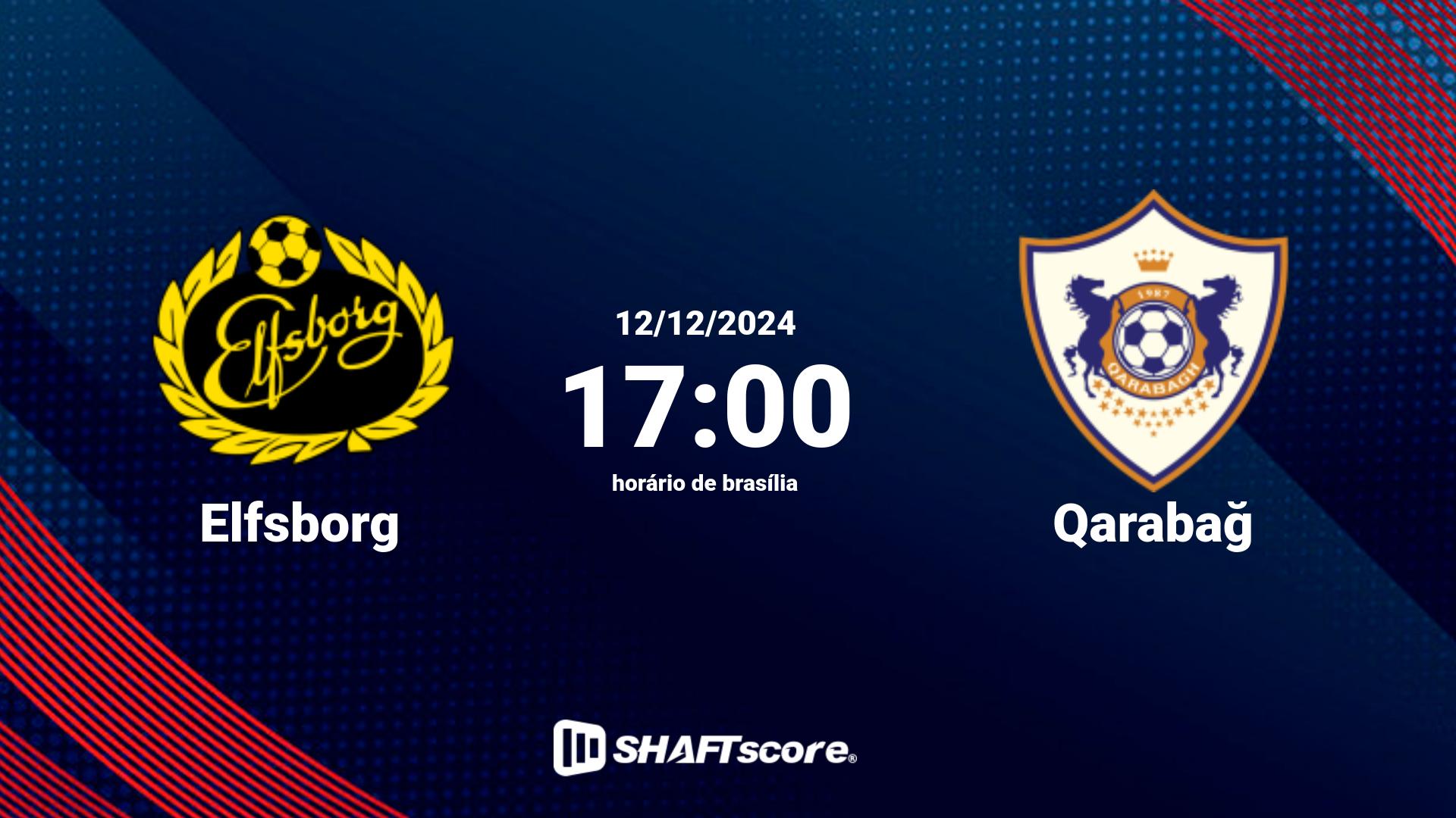 Estatísticas do jogo Elfsborg vs Qarabağ 12.12 17:00