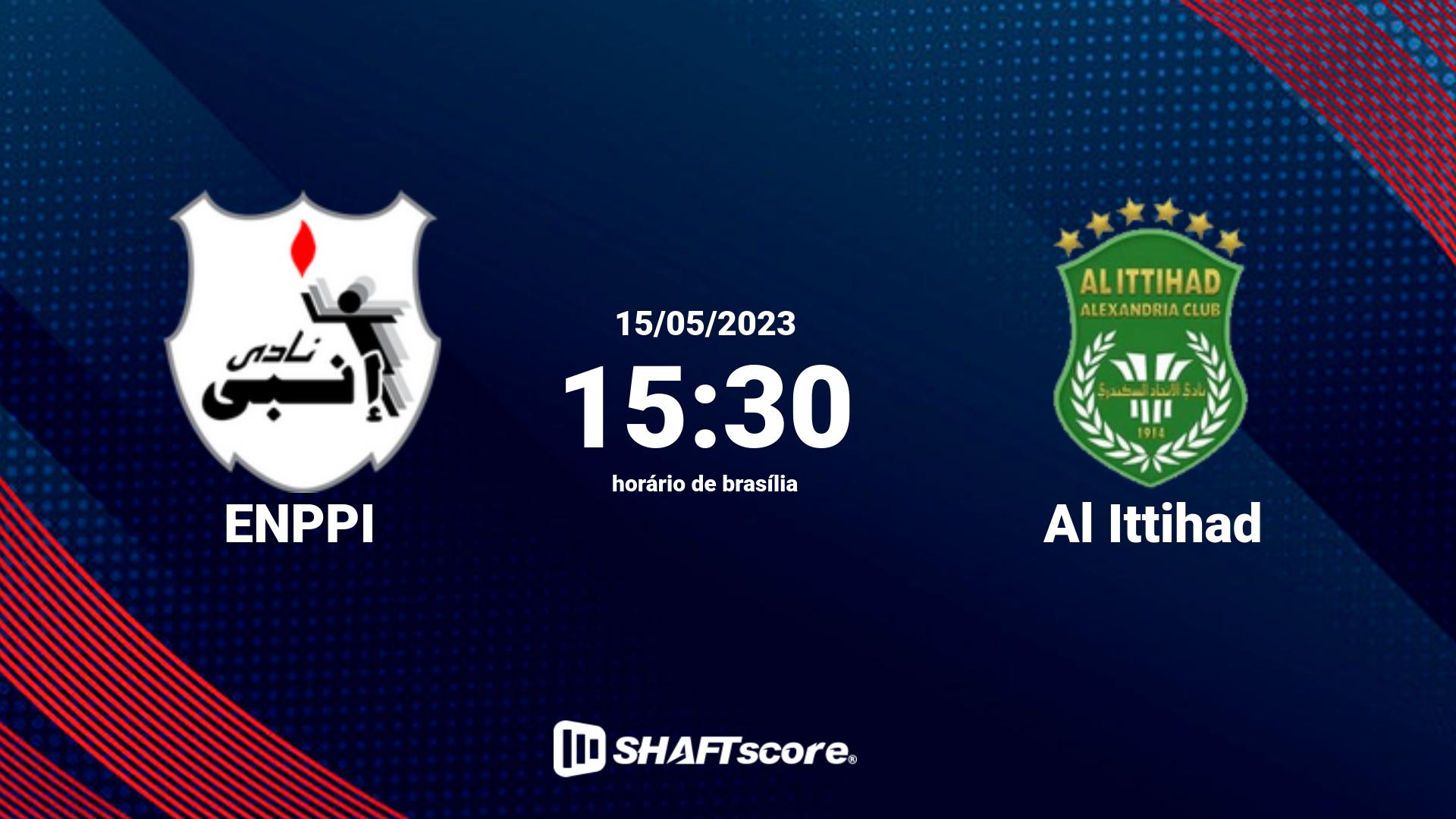 Estatísticas do jogo ENPPI vs Al Ittihad 15.05 15:30