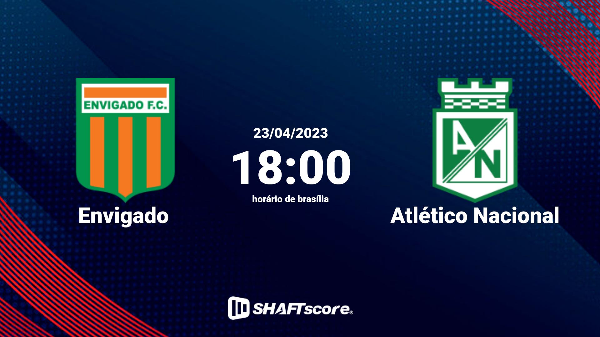 Estatísticas do jogo Envigado vs Atlético Nacional 23.04 18:00