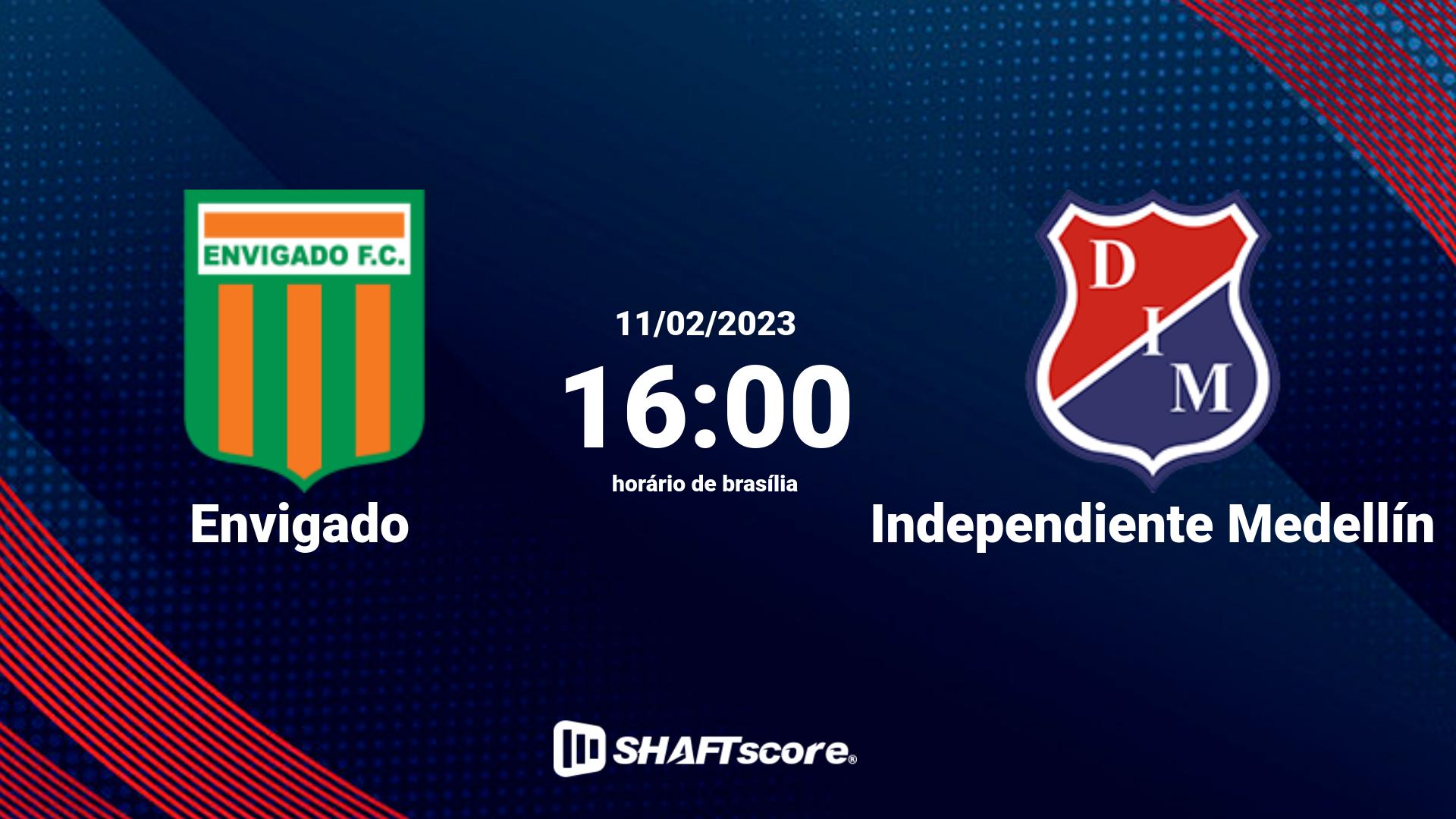 Estatísticas do jogo Envigado vs Independiente Medellín 11.02 16:00