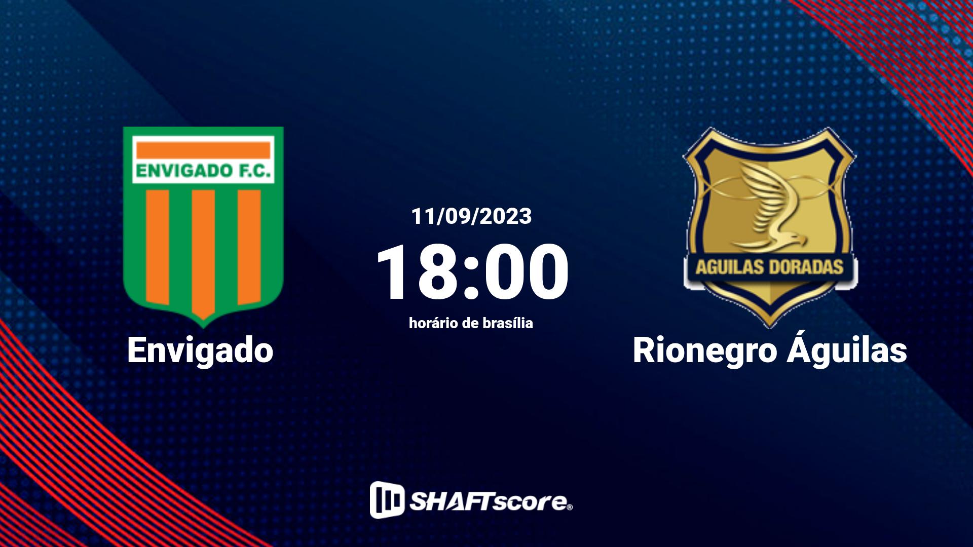 Estatísticas do jogo Envigado vs Rionegro Águilas 11.09 18:00