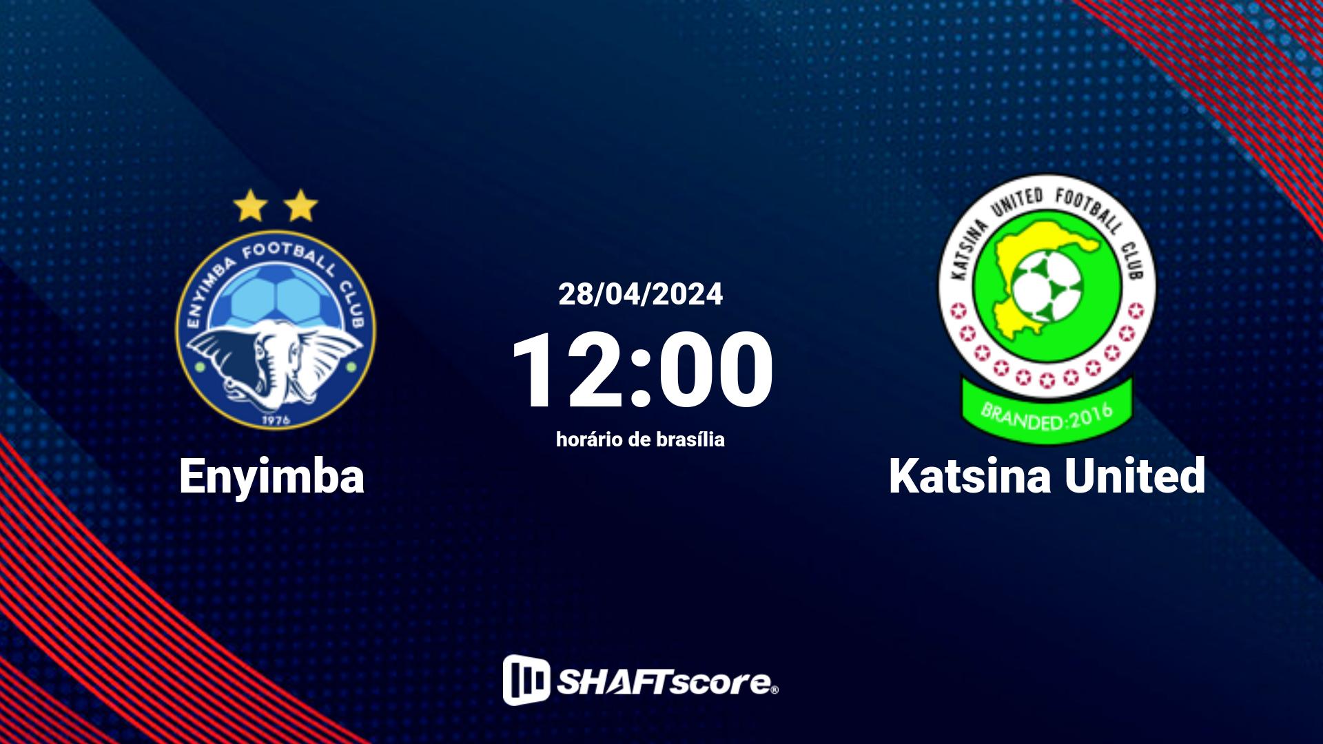 Estatísticas do jogo Enyimba vs Katsina United 28.04 12:00