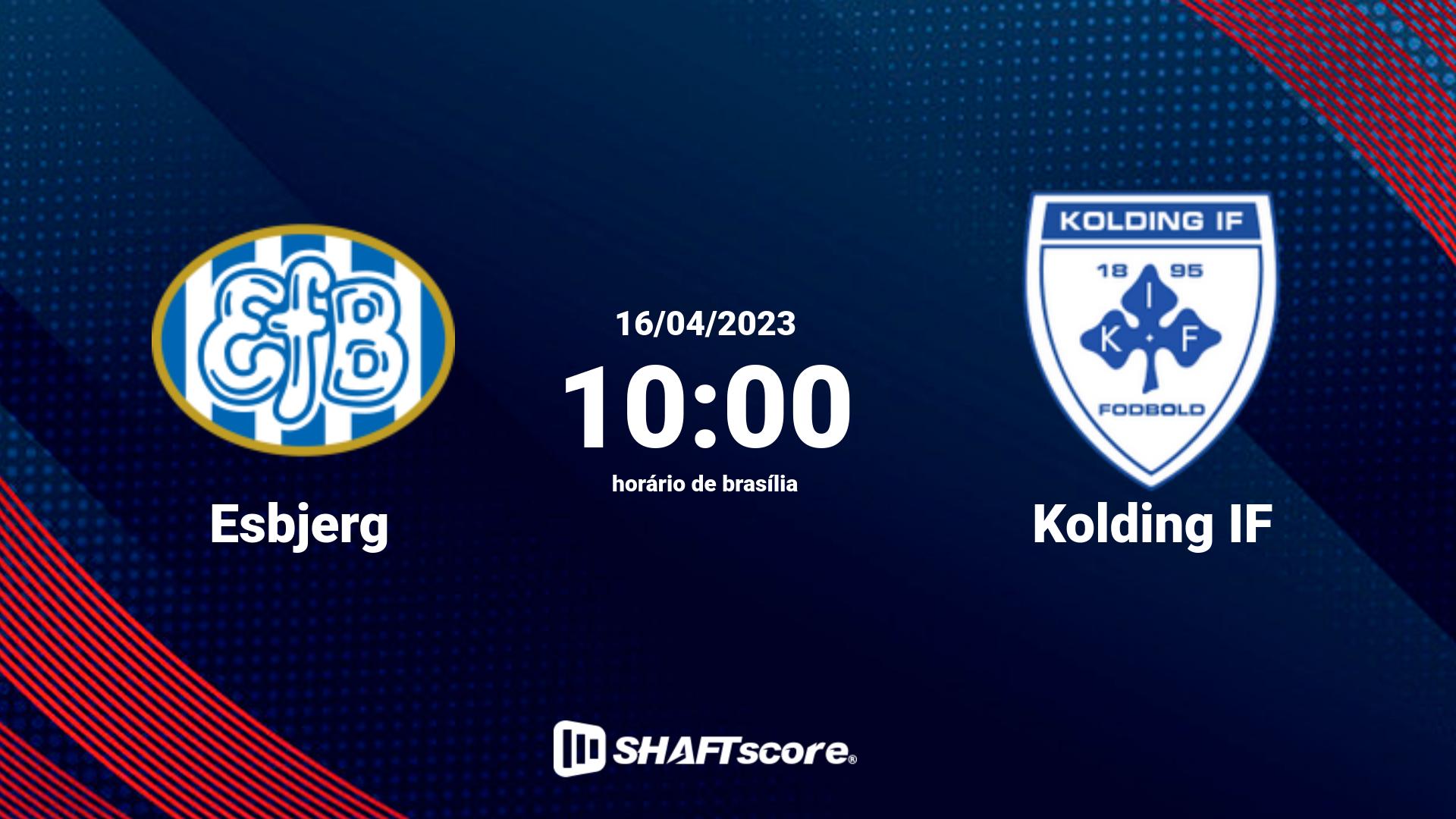 Estatísticas do jogo Esbjerg vs Kolding IF 16.04 10:00