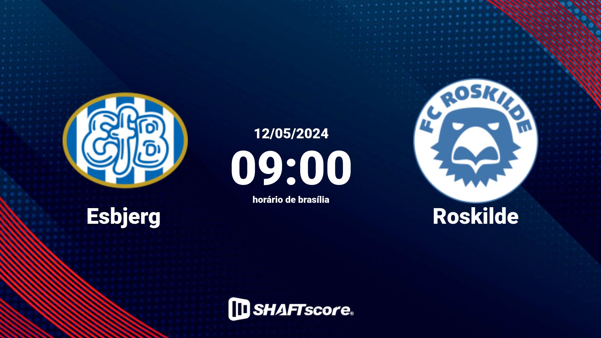 Estatísticas do jogo Esbjerg vs Roskilde 12.05 09:00