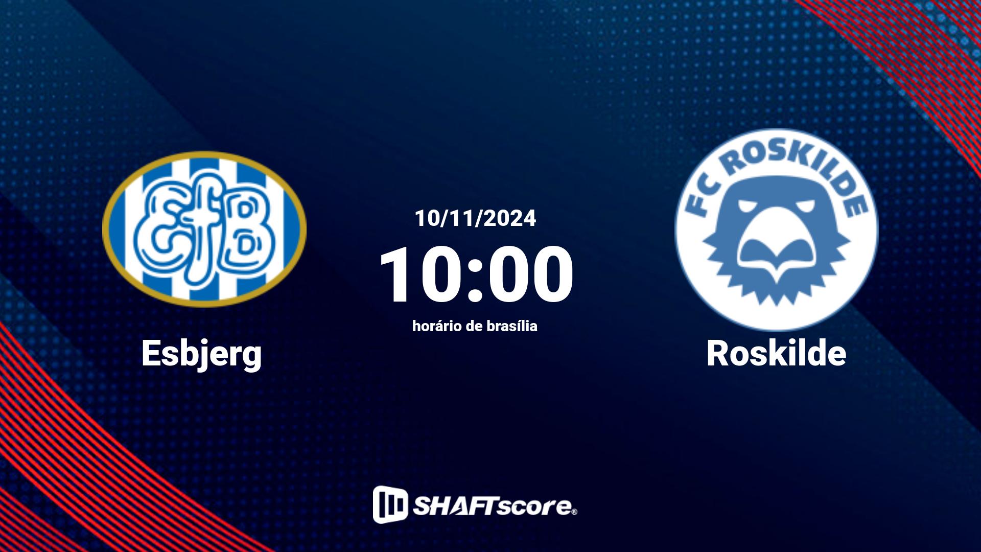 Estatísticas do jogo Esbjerg vs Roskilde 10.11 10:00