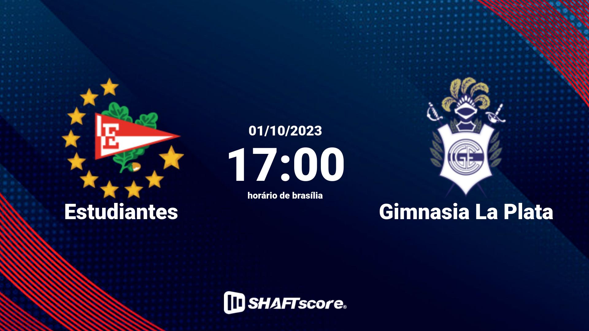 Estatísticas do jogo Estudiantes vs Gimnasia La Plata 01.10 17:00