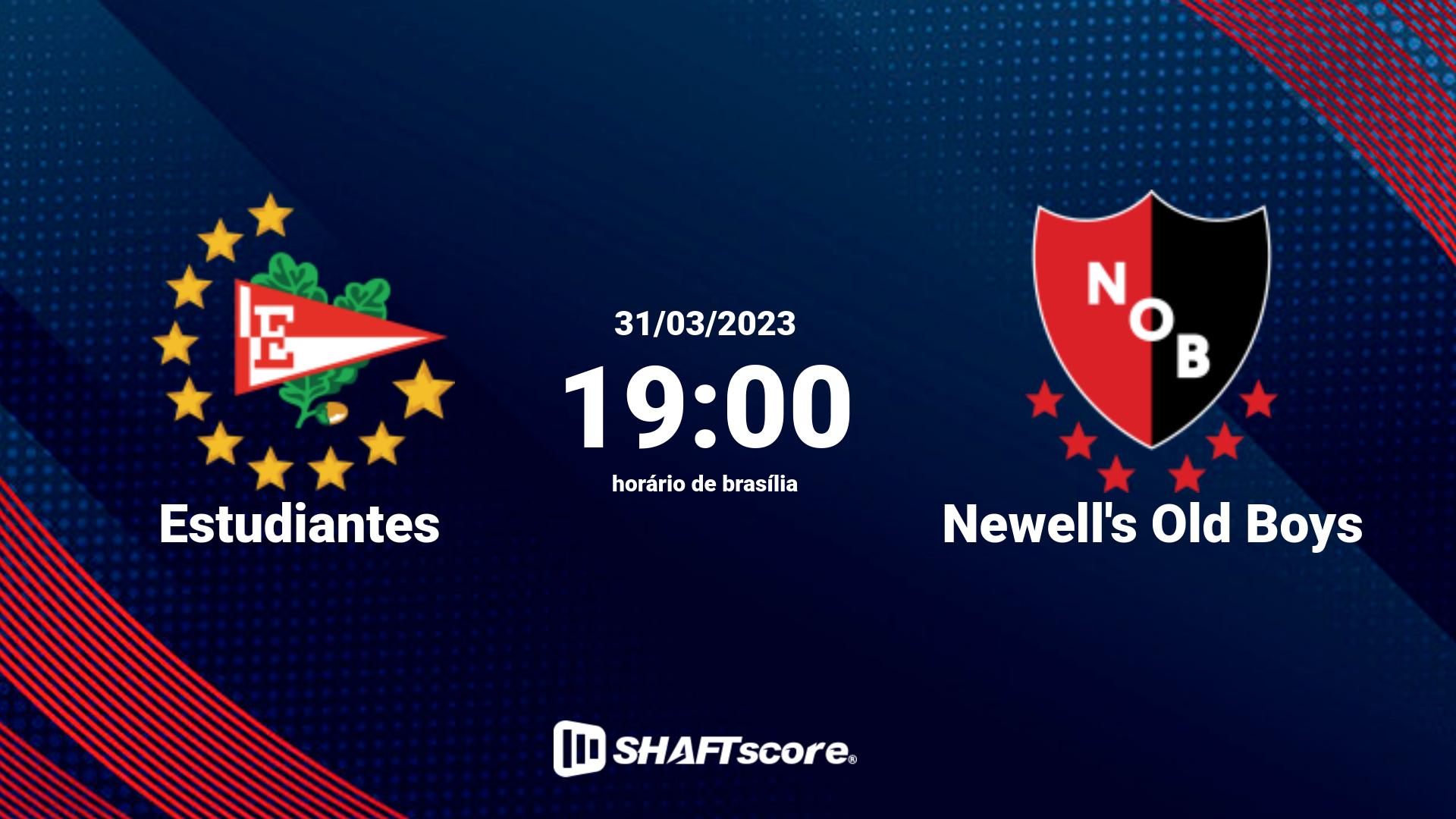 Estatísticas do jogo Estudiantes vs Newell's Old Boys 31.03 19:00