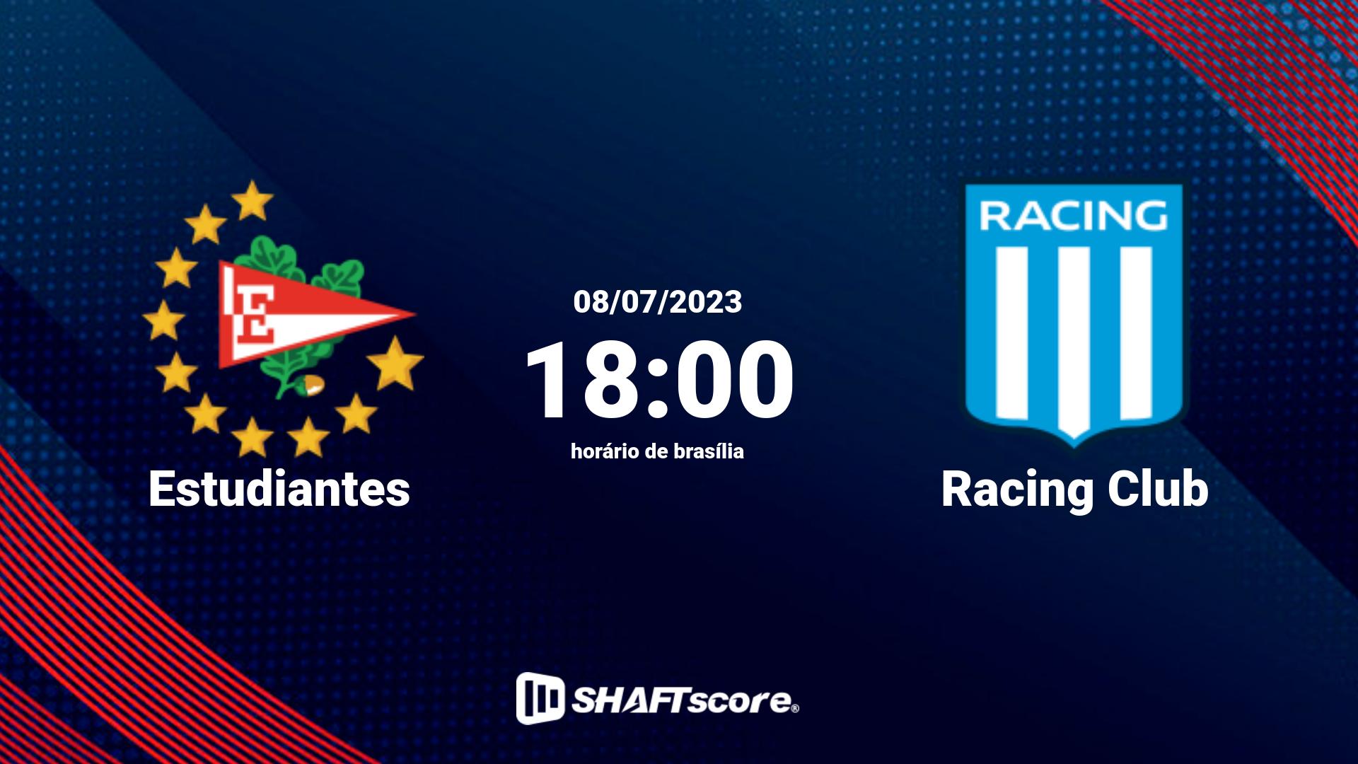 Estatísticas do jogo Estudiantes vs Racing Club 08.07 18:00