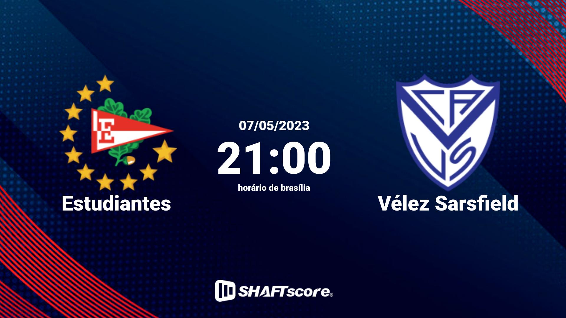 Estatísticas do jogo Estudiantes vs Vélez Sarsfield 07.05 21:00