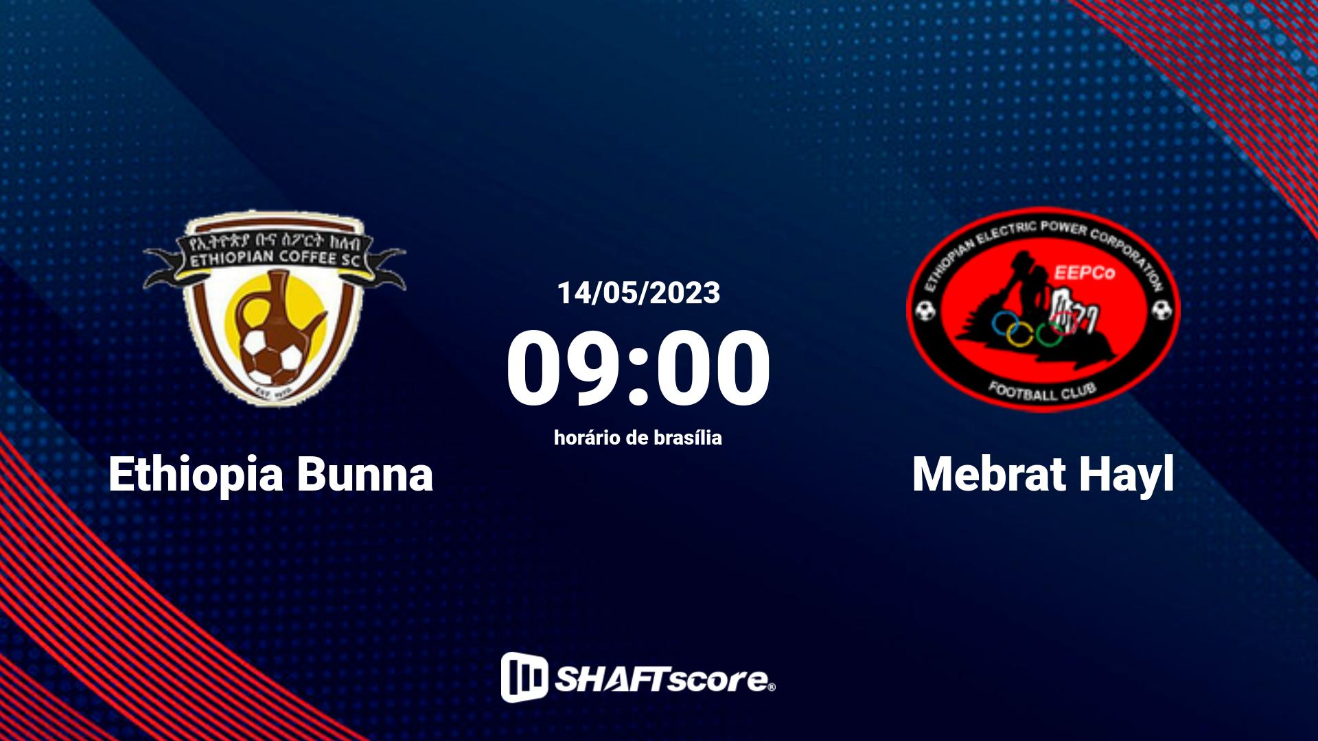 Estatísticas do jogo Ethiopia Bunna vs Mebrat Hayl 14.05 09:00