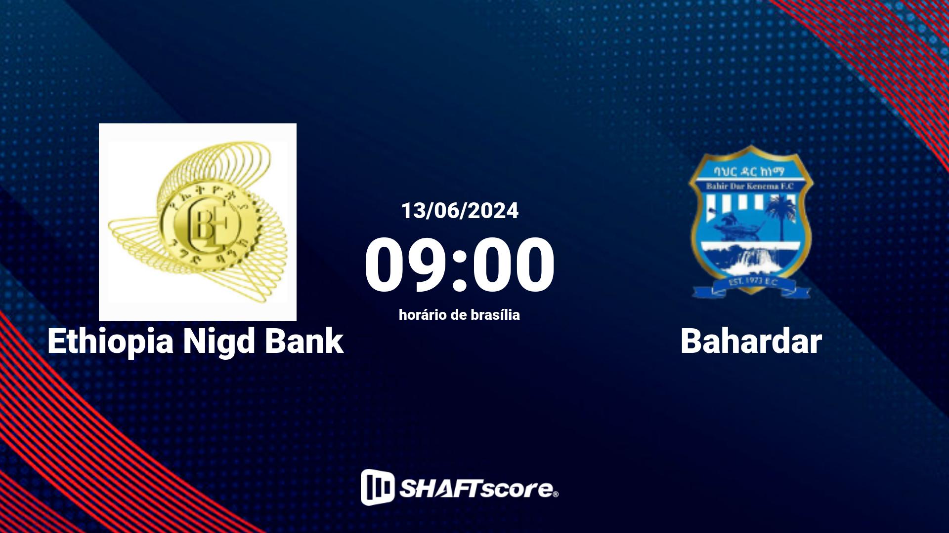 Estatísticas do jogo Ethiopia Nigd Bank vs Bahardar 13.06 09:00