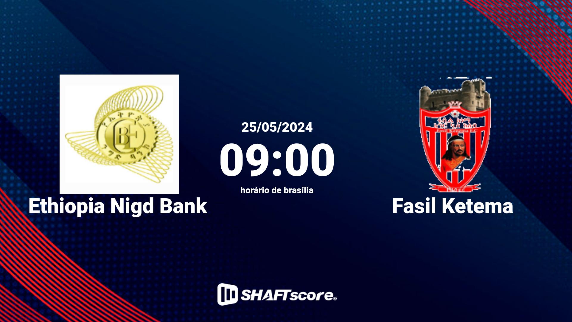 Estatísticas do jogo Ethiopia Nigd Bank vs Fasil Ketema 25.05 09:00