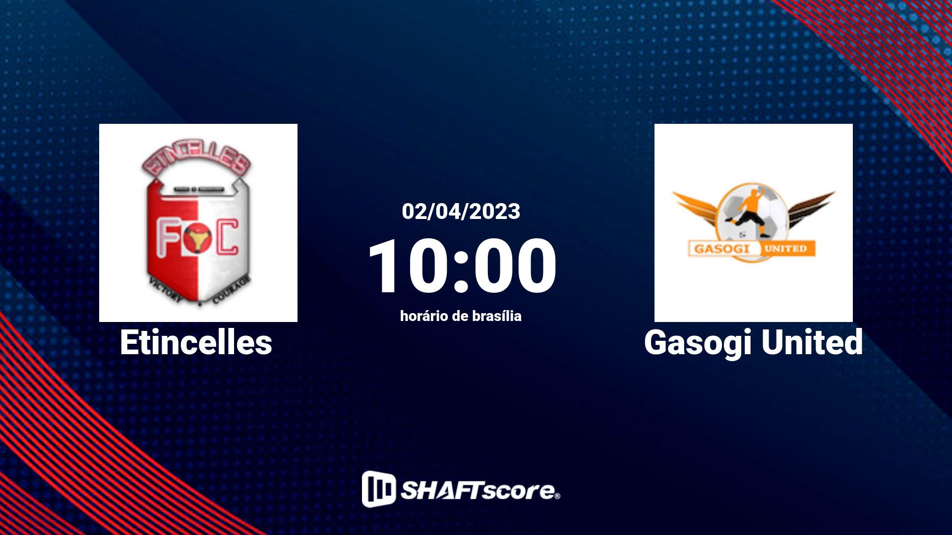 Estatísticas do jogo Etincelles vs Gasogi United 02.04 10:00