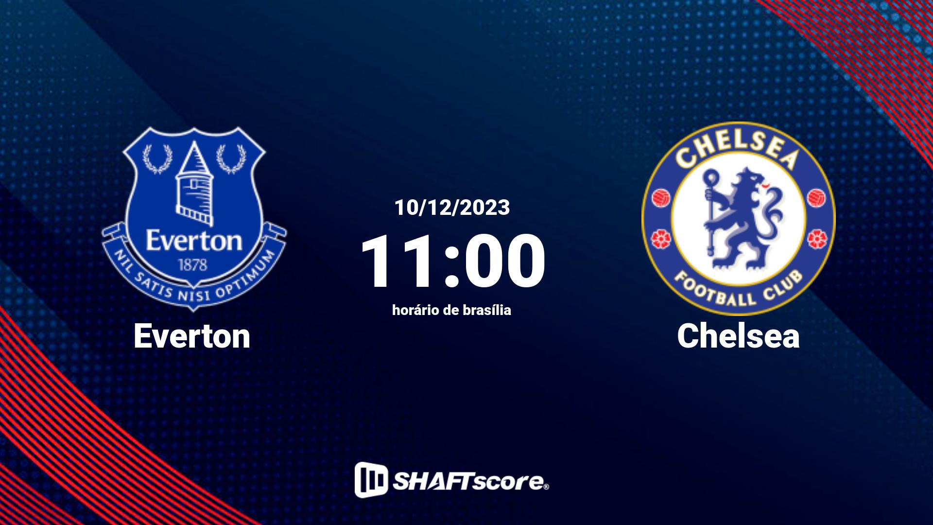 Estatísticas do jogo Everton vs Chelsea 10.12 11:00