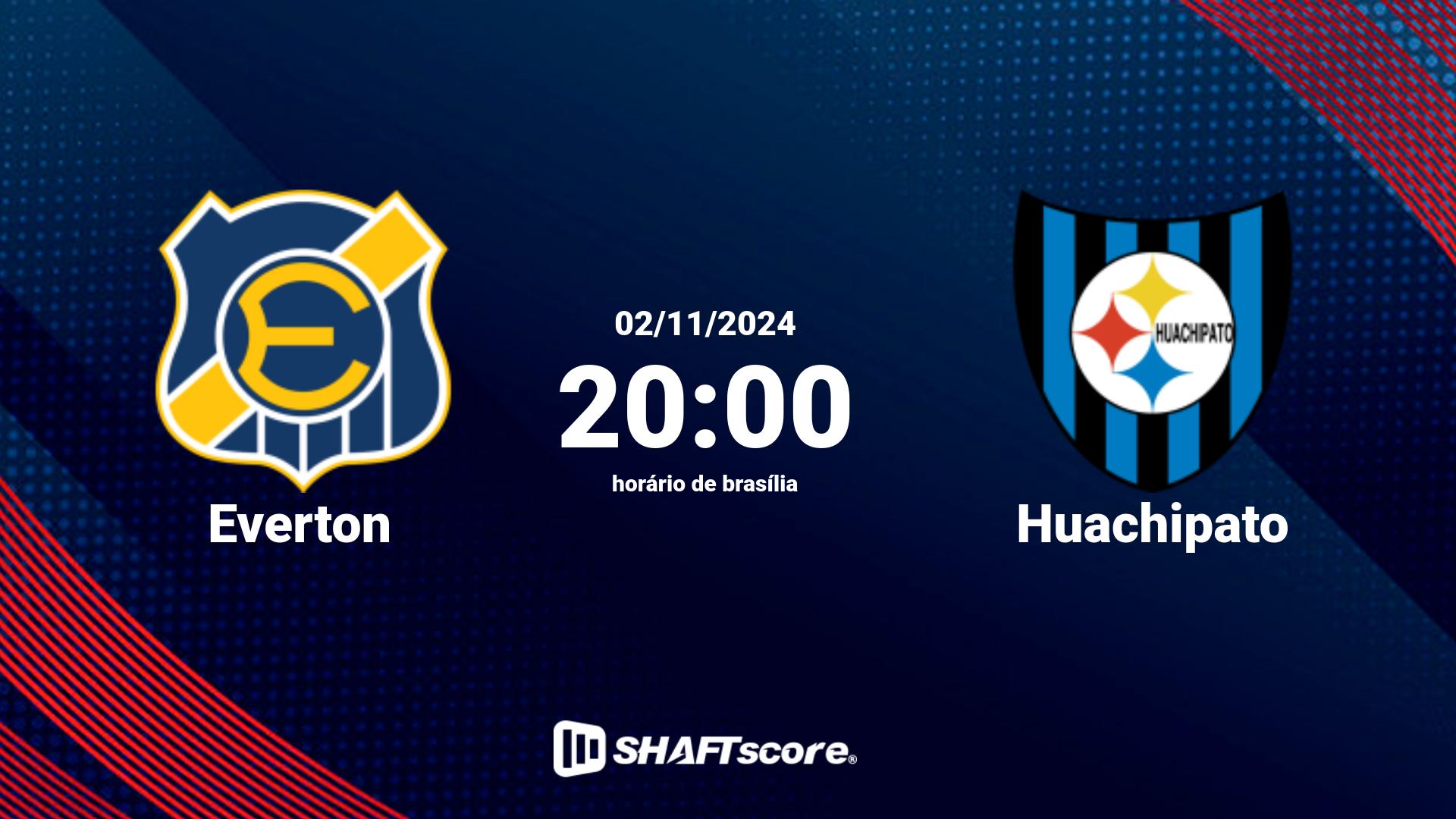 Estatísticas do jogo Everton vs Huachipato 02.11 20:00