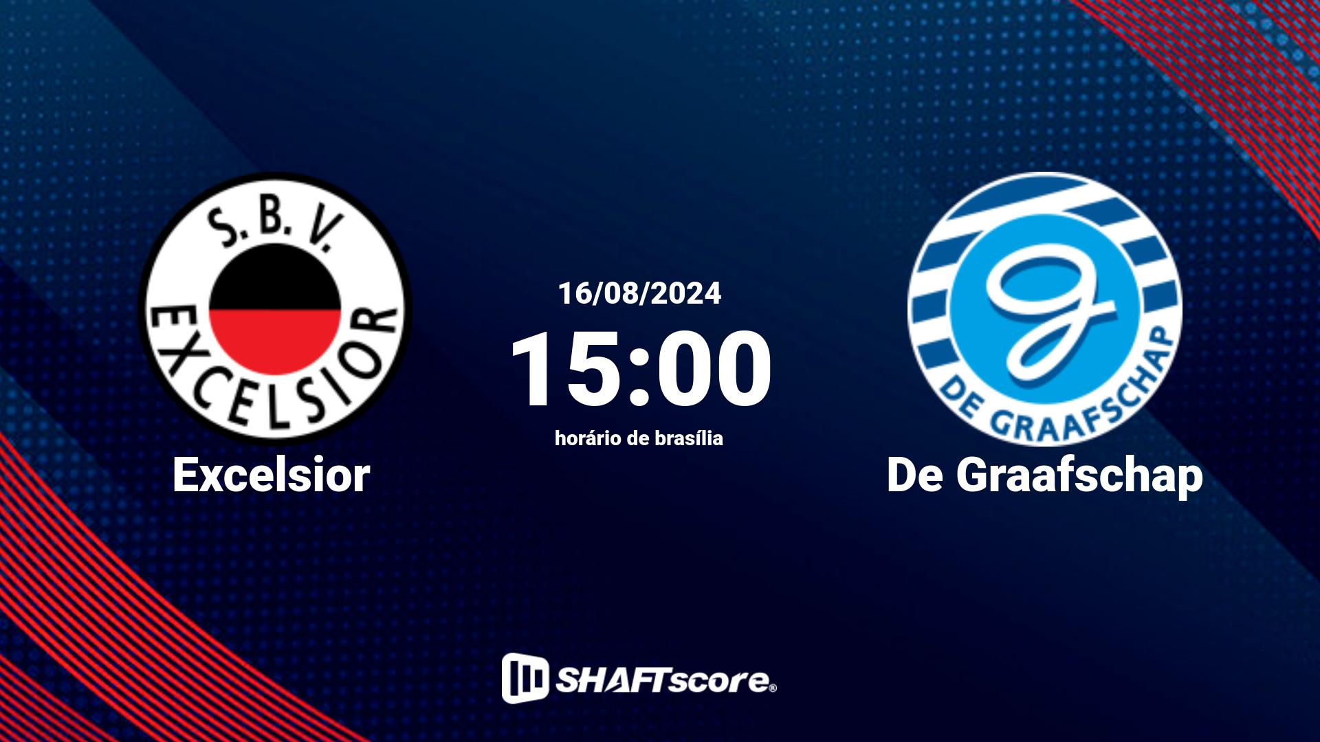 Estatísticas do jogo Excelsior vs De Graafschap 16.08 15:00