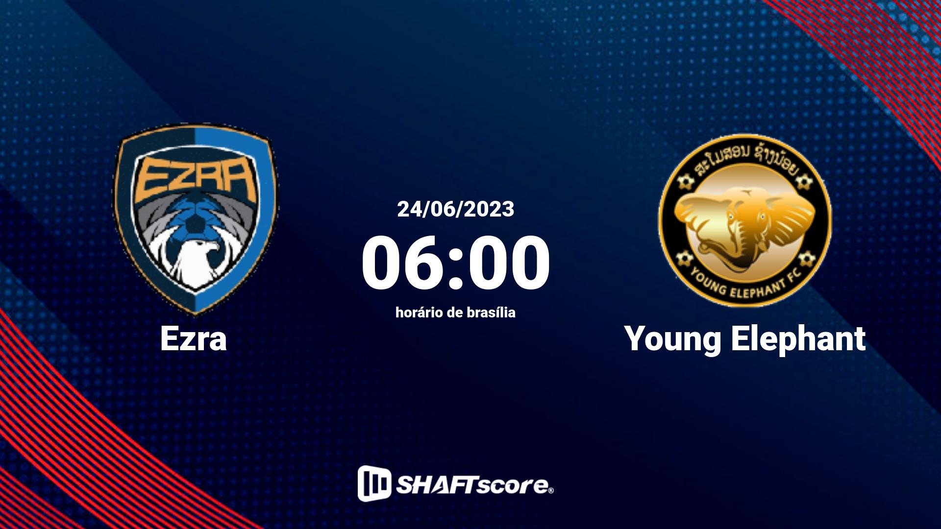 Estatísticas do jogo Ezra vs Young Elephant 24.06 06:00