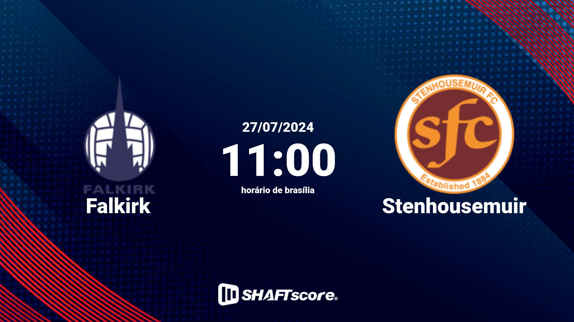 Estatísticas do jogo Falkirk vs Stenhousemuir 27.07 11:00