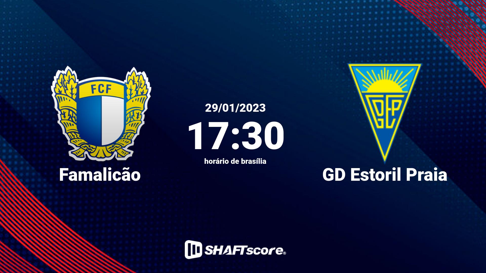 Estatísticas do jogo Famalicão vs GD Estoril Praia 29.01 17:30