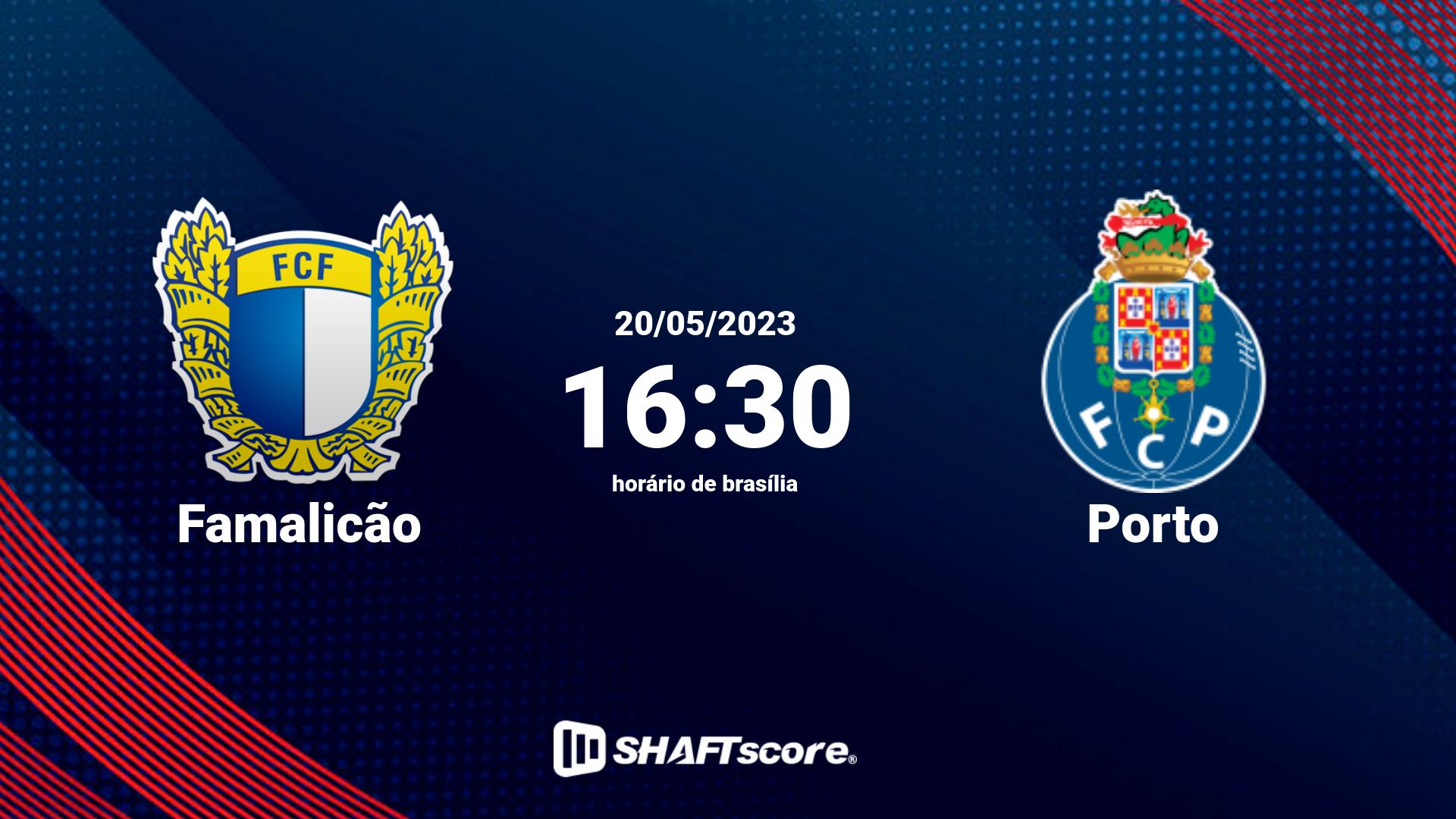 Estatísticas do jogo Famalicão vs Porto 20.05 16:30