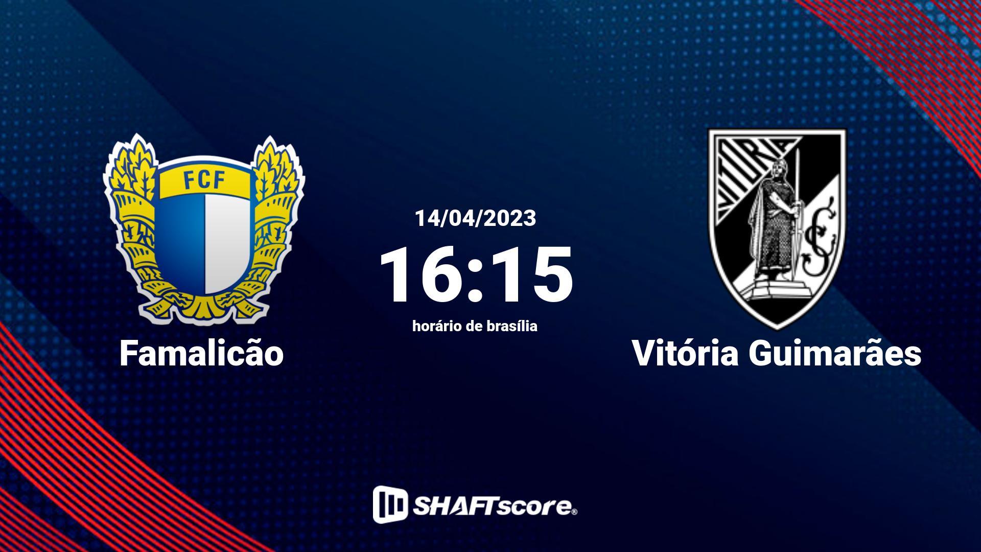 Estatísticas do jogo Famalicão vs Vitória Guimarães 14.04 16:15