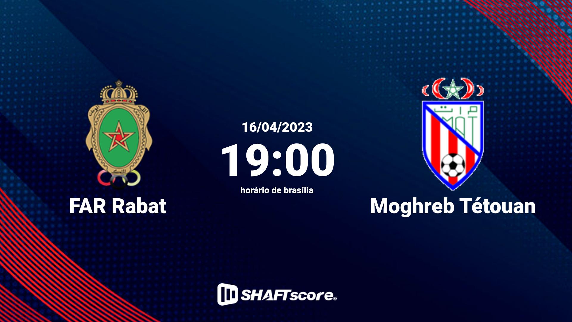 Estatísticas do jogo FAR Rabat vs Moghreb Tétouan 16.04 19:00