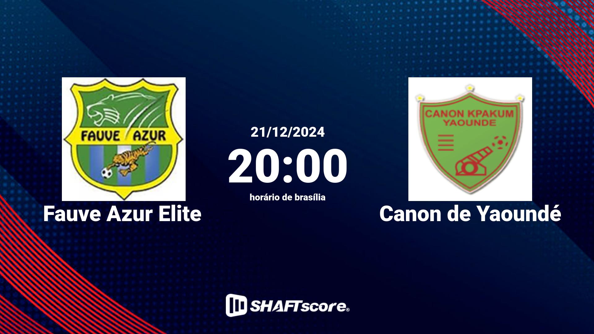 Estatísticas do jogo Fauve Azur Elite vs Canon de Yaoundé 21.12 20:00