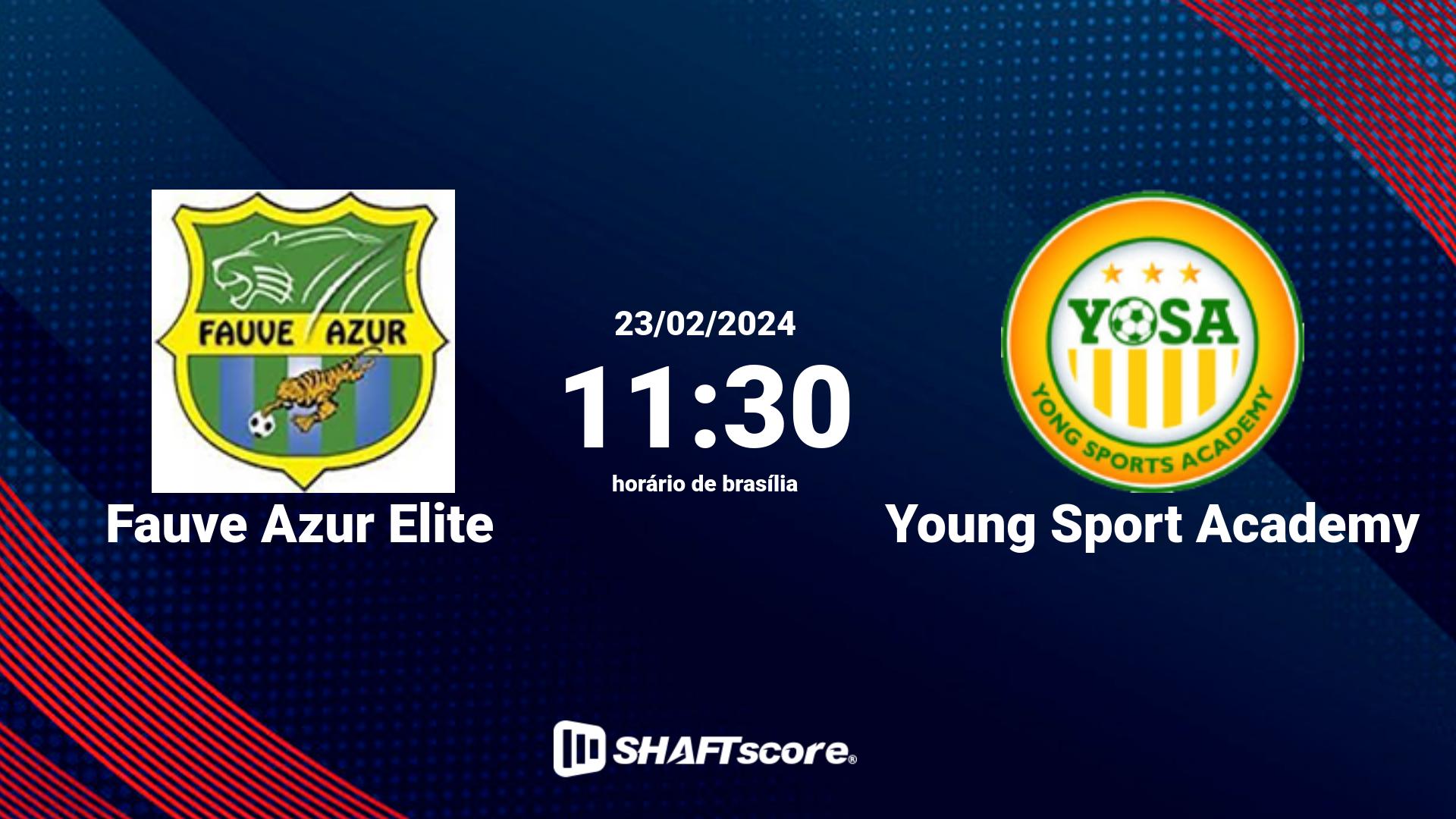 Estatísticas do jogo Fauve Azur Elite vs Young Sport Academy 23.02 11:30