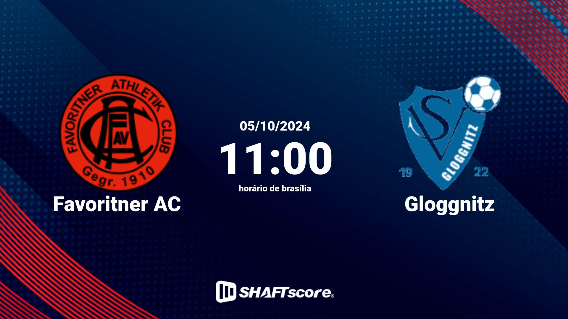 Estatísticas do jogo Favoritner AC vs Gloggnitz 05.10 11:00