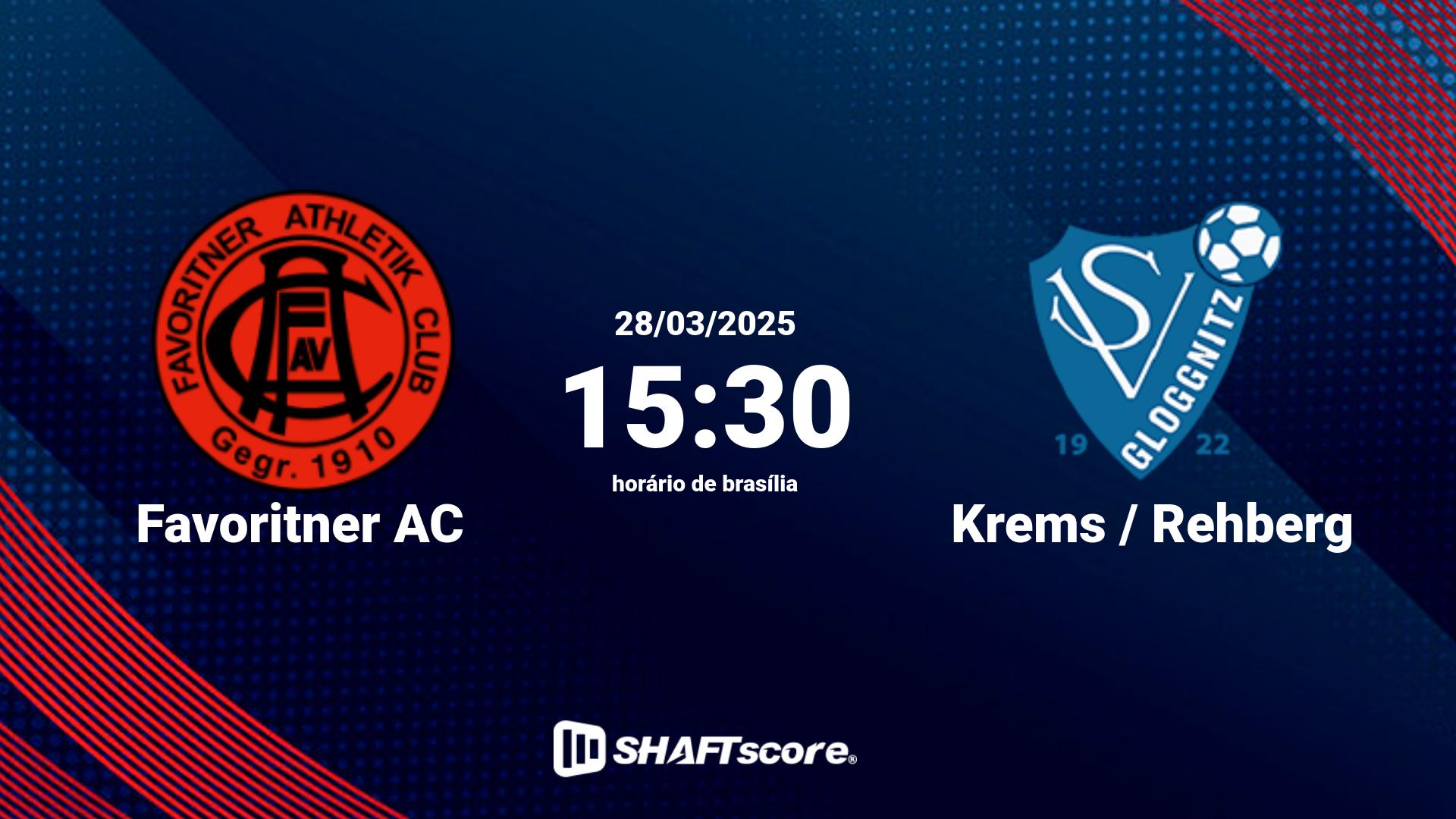 Estatísticas do jogo Favoritner AC vs Krems / Rehberg 28.03 15:30