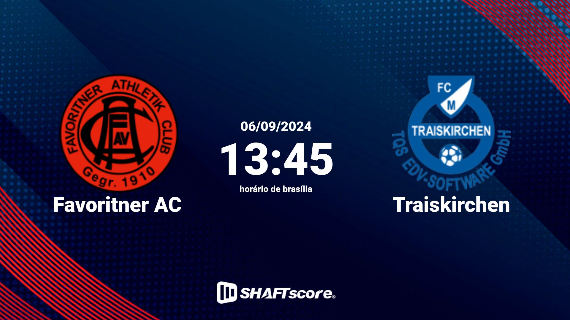 Estatísticas do jogo Favoritner AC vs Traiskirchen 06.09 13:45